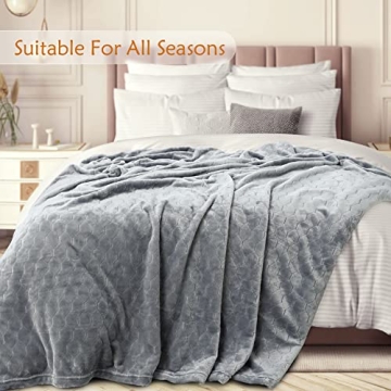 TOONOW Fleece Blanket Super Soft Cozy Throw for All Seasons