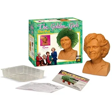 Chia Pet Golden Girls - Rose Planter for Fun Gardening
