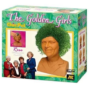 Chia Pet Golden Girls - Rose Planter for Fun Gardening