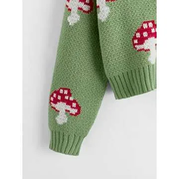 Stylish COZYEASE Girls' Cardigan Sweater for Fashionistas