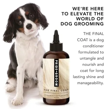 Natural Dog Conditioner for Shiny and Soft Coats