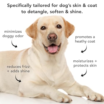 Natural Dog Conditioner for Shiny and Soft Coats
