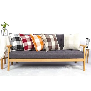 Buffalo Check Throw Pillow Covers Set of 2 for Home Decor