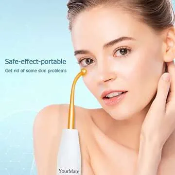 YourMate High Frequency Wand for Skin Care and Rejuvenation