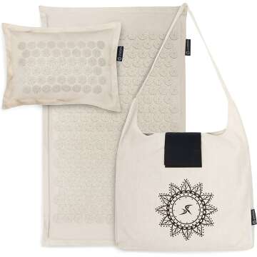 Ki Acupressure Mat & Pillow Set for Pain Relief