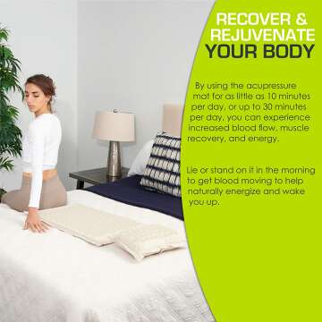 Ki Acupressure Mat & Pillow Set for Pain Relief