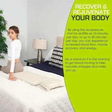 Ki Acupressure Mat & Pillow Set for Pain Relief