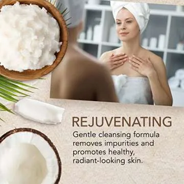 O NATURALS 3-Pack Organic Coconut & Shea Butter Soap Bar 4oz each Set - 100% Vegan Cold Process Bar Soap Scented Premium Essential Handmade Soap - Natural Soap for Men Women, Face, Body