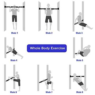 Pull Up Bar for Doorway - Multifunctional & Heavy Duty Fitness Gear