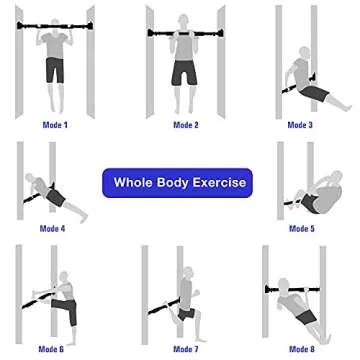 Pull Up Bar for Doorway - Multifunctional & Heavy Duty Fitness Gear