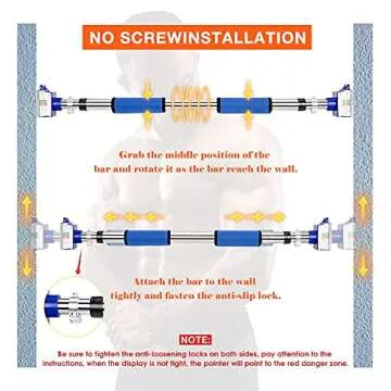 Pull Up Bar for Doorway - Multifunctional & Heavy Duty Fitness Gear