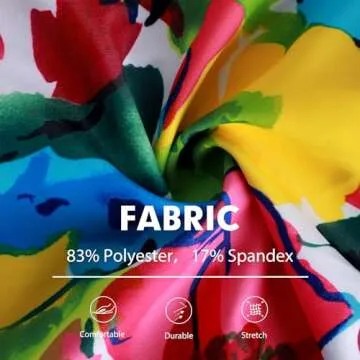 ECUPPER Plus Size Tummy Control Swimdress - Comfort & Style