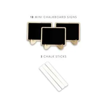 Mini Chalkboard Signs - Perfect for Food & Event Decor