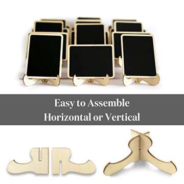 Mini Chalkboard Signs - Perfect for Food & Event Decor