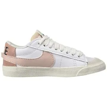 Nike Blazer Low '77 Jumbo Women's Shoes White/Rose Whisper/Pink Oxford (Women's, Numeric_6_Point_5)