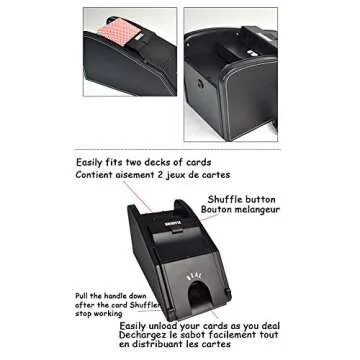 Douup Automatic Card Shuffler Efficient & Quiet for All Games