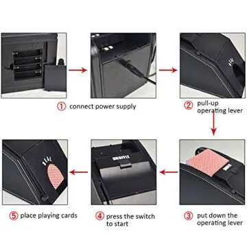 Douup Automatic Card Shuffler Efficient & Quiet for All Games