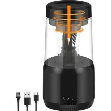 Electric Pencil Sharpener - 2000mAh Battery Operated Auto Stop