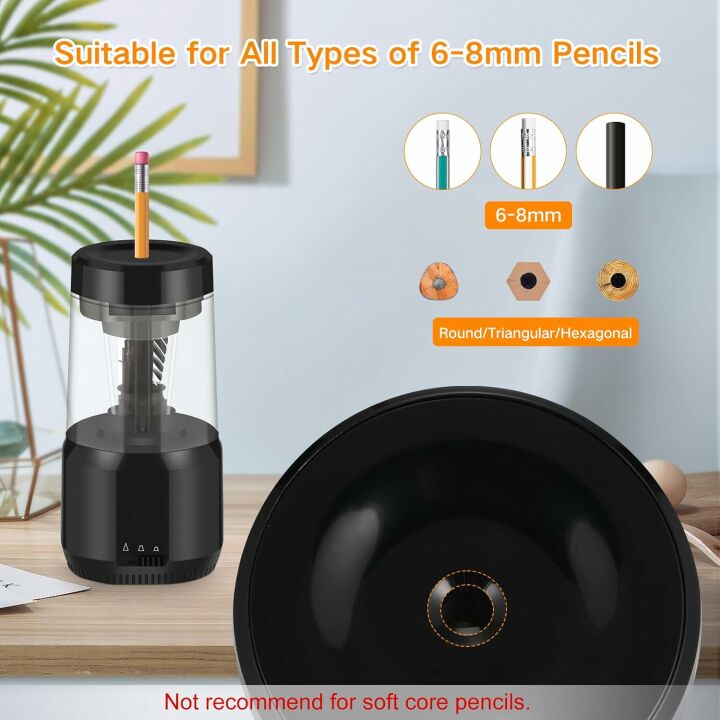 Rechargeable Electric Pencil Sharpener for Kids