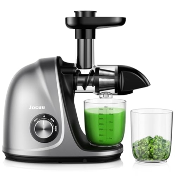 Jocuu Slow Masticating Juicer - Dual Speed & Easy to Clean, Ideal for Healthy Juicing