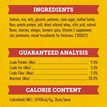 Zuke’s Mini Naturals Soft Dog Treats for Training, Soft and Chewy Dog Training Treats with Salmon Recipe