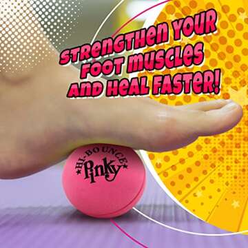 JA-RU Hi-Bounce Pinky Ball (2 Pack). Rubber Bouncy Balls for Kids. Small Pink Stress Relief Toy. Indoor & Outdoor Sport Party Favors. Bouncing Throwing Play Therapy.976-2