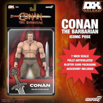 Super7 Conan The Barbarian Deluxe - Conan (Iconic Pose) Action Figure