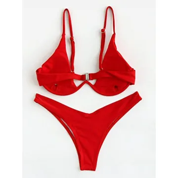 Shop the Verdusa Women's Red Triangle Swimsuit Today!