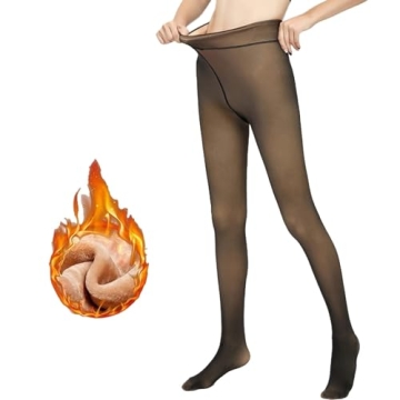 Fleece Lined Thermal Tights for Women - Winter Wear