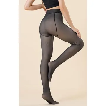 Fleece Lined Thermal Tights for Women - Winter Wear