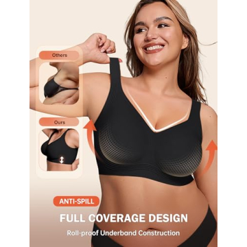 Comfortable Plus Size Wireless Push Up Bra 4XL