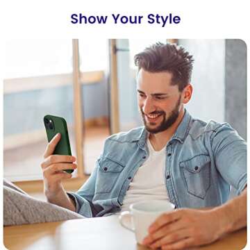 OTOFLY Designed for iPhone 13 Case, Silicone Shockproof Slim Thin Phone Case for iPhone 13 6.1 inch Clover