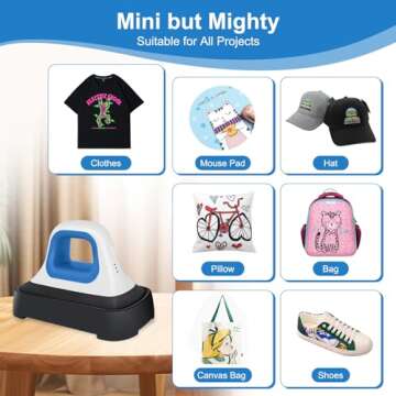 Woflend Mini Heat Press - Perfect for DIY Projects