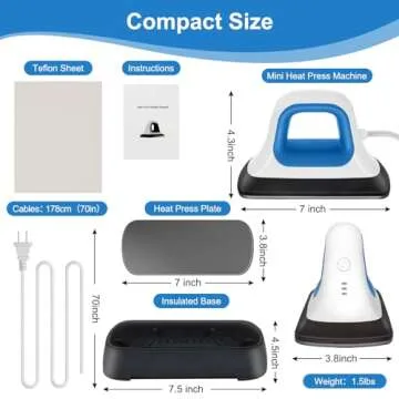 Woflend Mini Heat Press - Perfect for DIY Projects