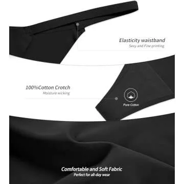 DEANGELMON No Show G-string Thongs for Women