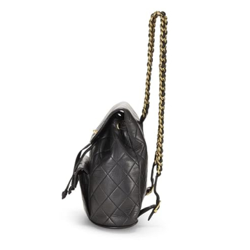 Chanel Pre-Loved Black Quilted Backpack Medium