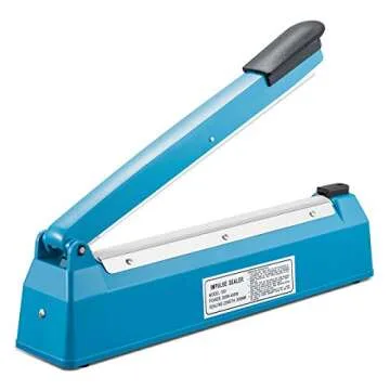 LIMNUO 12" Impulse Manual Bag Sealer for Food Storage