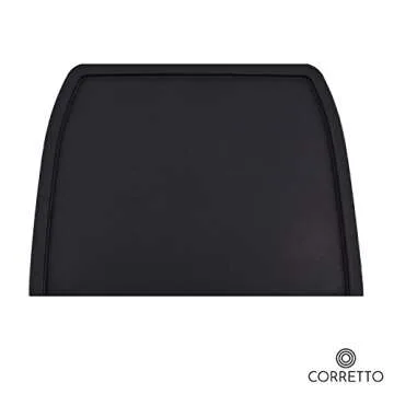 Corretto Espresso Tamping Mat - Luxury High-Grip and Food-Safe Black Silicone Corner Tamper and Packing Mat to Protect Your Worktop