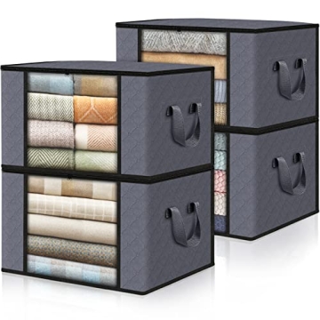 Fabspace Storage Bags for Clothes and Bedding - 60L Capacity