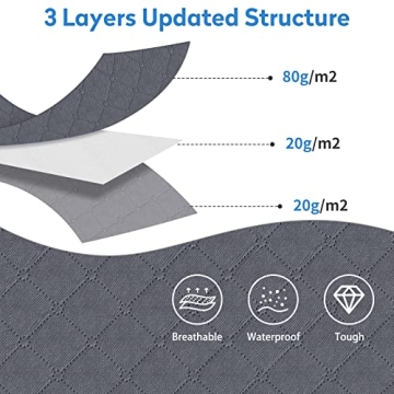 Fabspace Storage Bags for Clothes and Bedding - 60L Capacity