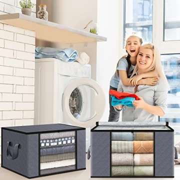 Fabspace Storage Bags for Clothes and Bedding - 60L Capacity