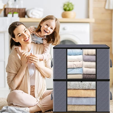 Fabspace Storage Bags for Clothes and Bedding - 60L Capacity