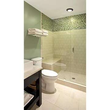 Westinghouse 6323200 LED Indoor/Outdoor Dimmable Surface Mount Wet Location, Oil Rubbed Bronze Finish with Frosted Lens