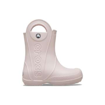 Crocs Kids Handle It Rain Boots, Quartz, 9 US Unisex Toddler
