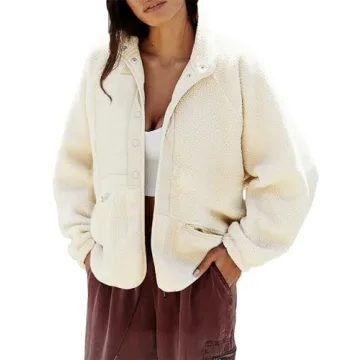 PRETTYGARDEN Women's 2024 Cozy Fleece Jacket - Stylish & Warm Winter Outerwear