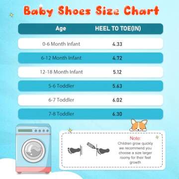 LeIsfIt Baby Boys Girls Shoes First Walking Shoes Toddler Shoes Breathable Sneakers Non-Slip Infant Shoes Crib Shoes Dark Grey 12-18 Months