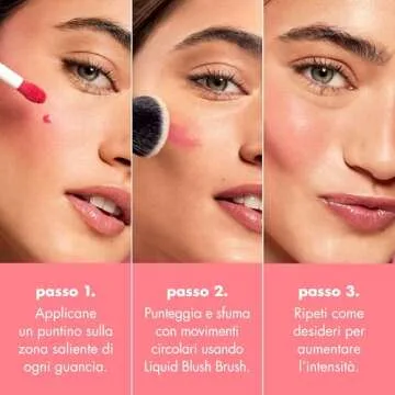 e.l.f. Camo Liquid Blush, Long-lasting Liquid Blush For High-pigment Color, Creates A Soft, Dewy Finish, Vegan & Cruelty-free, Comin' In Hot Pink