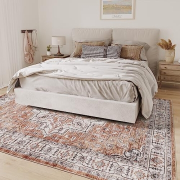 Befbee Washable Rug - 8x10 Non-Slip Area Rug