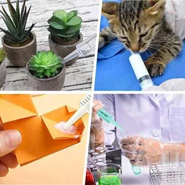 15 Pack 20ml Plastic Syringe with Caps by ZONPEN  - Versatile Tool for Liquid Needs