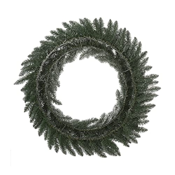 Glitzhome 36" Pre-Lit Christmas Wreath for Festive Decor